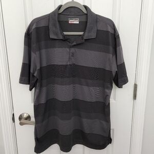 Final sale Grand Slam Black And Grey Polo Shirt